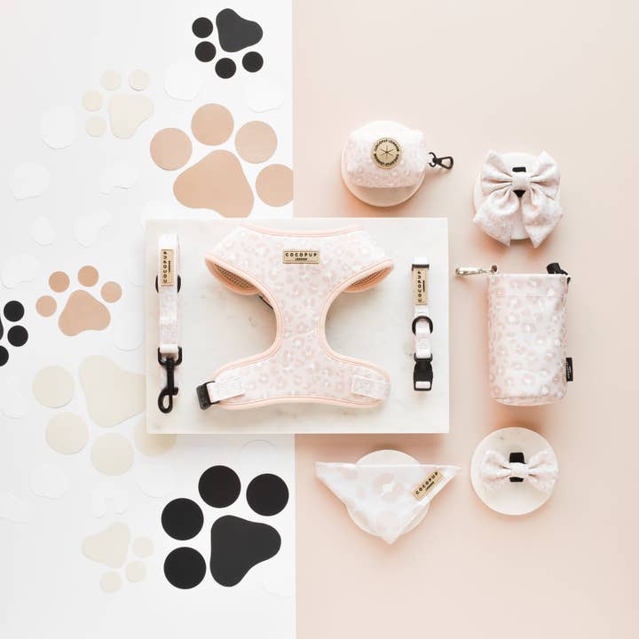 Cocopup London - Wholesale Pet Bow Tie - Dog - Nude Chic Leopard Sailor Bow Tie