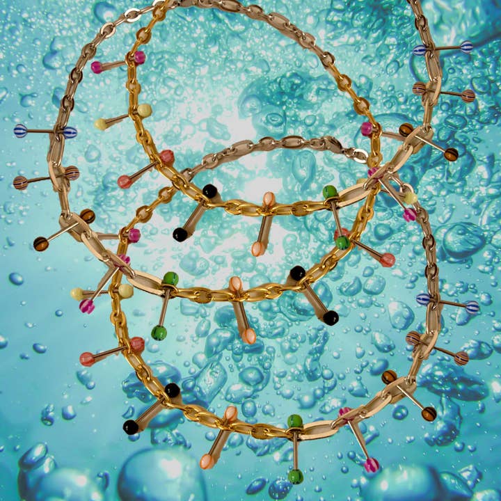 Blandad kedja skivstång halsband för wholesale av Shop Journal Vintage