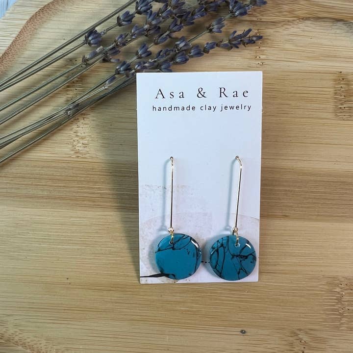 Asa&Rae - Wholesale Dangle Earrings - Circle Drop Dangle6