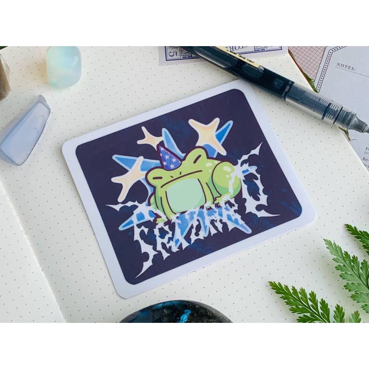 Autocollant Frizard Autocollant Résistant à l'Eau pour la vente par Mischief Mori