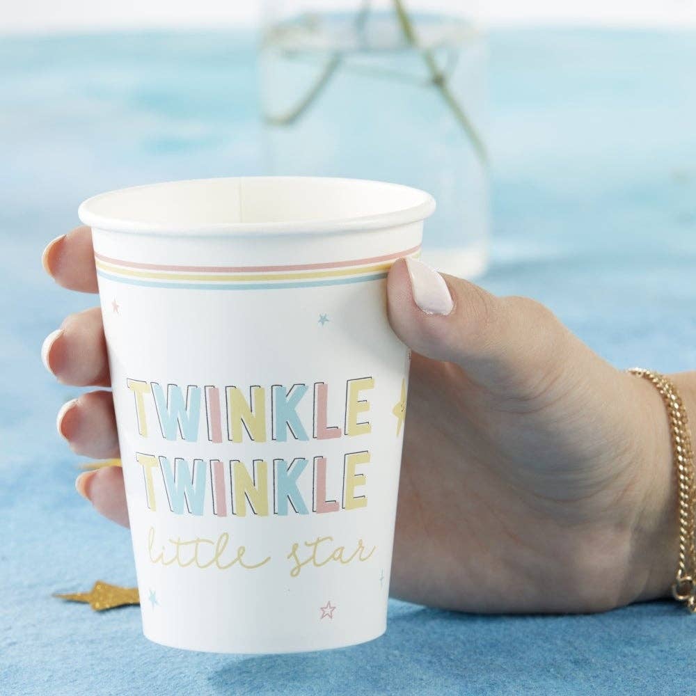 Kate Aspen - Wholesale Disposable Cup - Twinkle Twinkle 8 oz. Paper Cups (Set of 16)4