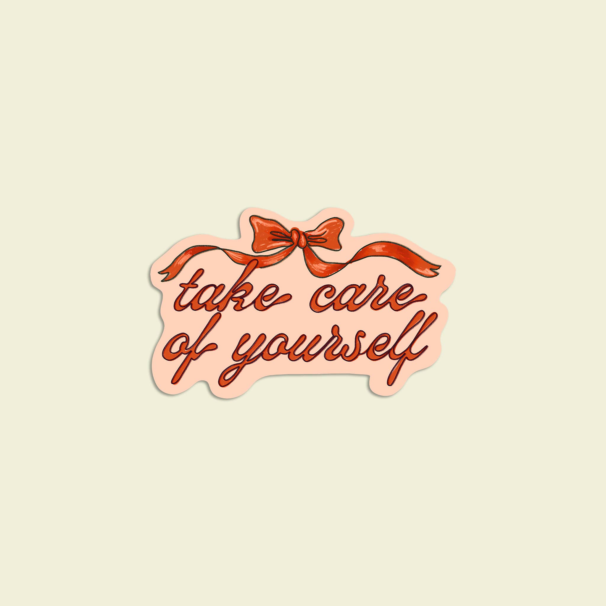 Artbaby & Co. – wholesale Sticker – Take Care of Yourself Bow Sticker1