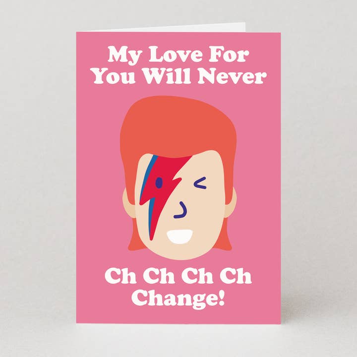 Studio Boketto - Wholesale Valentine's Day Card - David Bowie Valentine’s Card | Valentine’s Day Greeting Card0