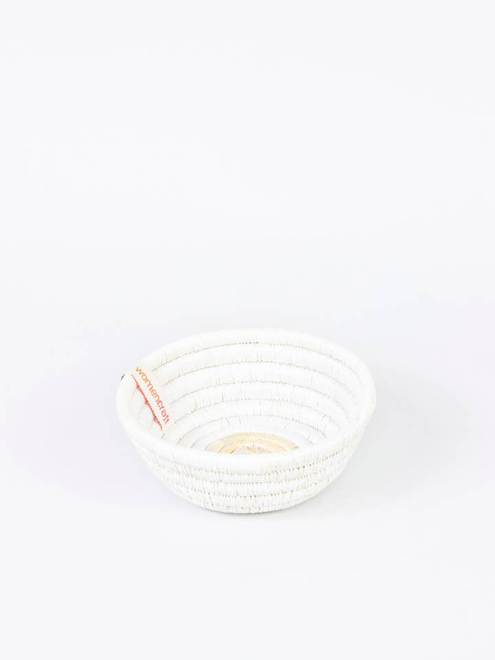 Bakuli Bowl | Kabisa Design | Upcycled White for wholesale by WomenCraft