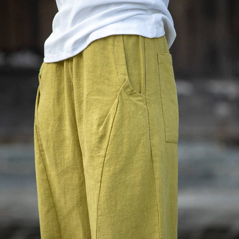 UZ Wholesale Store - Wholesale Pants - Women's - Lightweight Casual Lantern Pants in Solid Color4