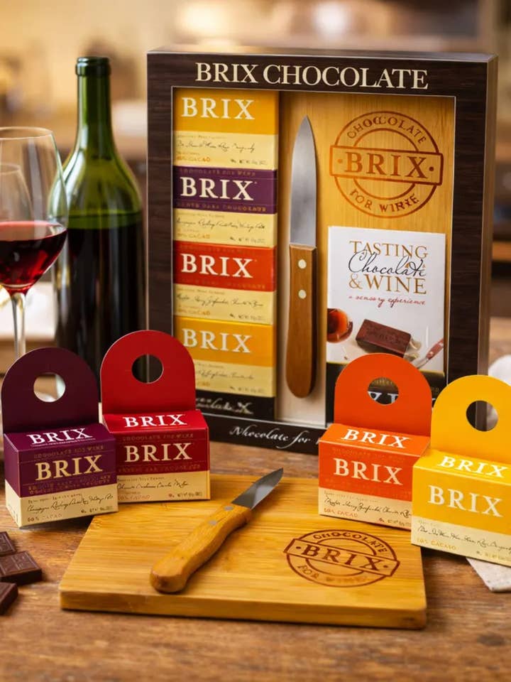Coffret cadeau de barres chocolatées Brix Tasting Party pour la vente par Brix Chocolate