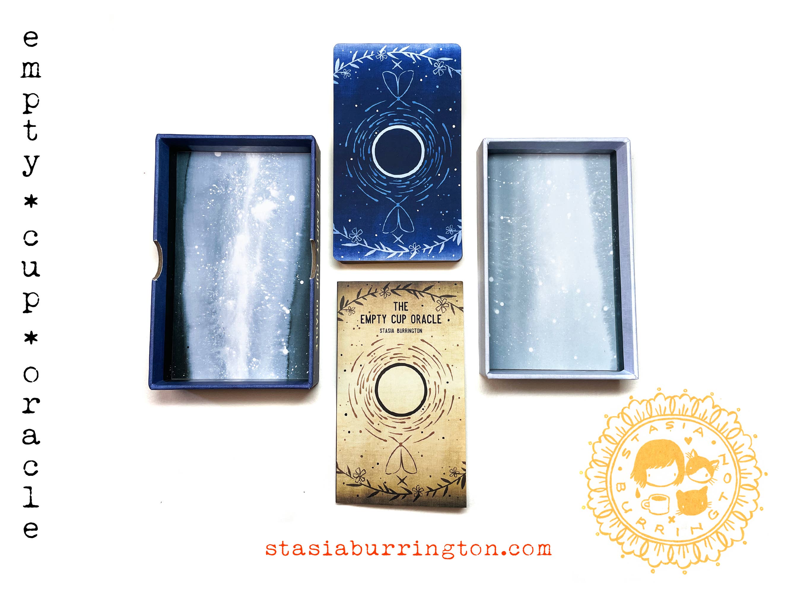 Stasia Burrington Illustration – wholesale Tarot-kort – Kortlek - The Empty Cup Oracle1