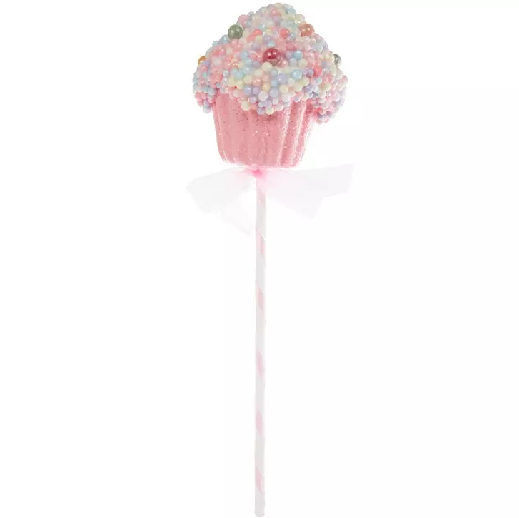 RC Home Decor - Vendita all'ingrosso Decorazione natalizia - Decorazione per Cupcake Cosparso da 13,5" – Albero di Natale Fantasioso e Accento Festivo2