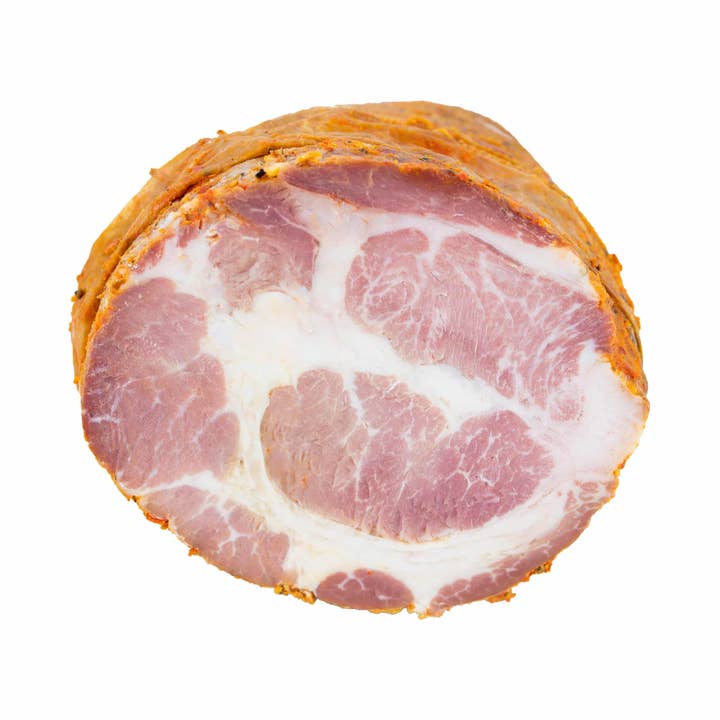 Tempesta Artisan Salumi - Wholesale Pork - Hot Capicola (Cooked, Spicy Pork Collar)*(SAMPLING N/A)