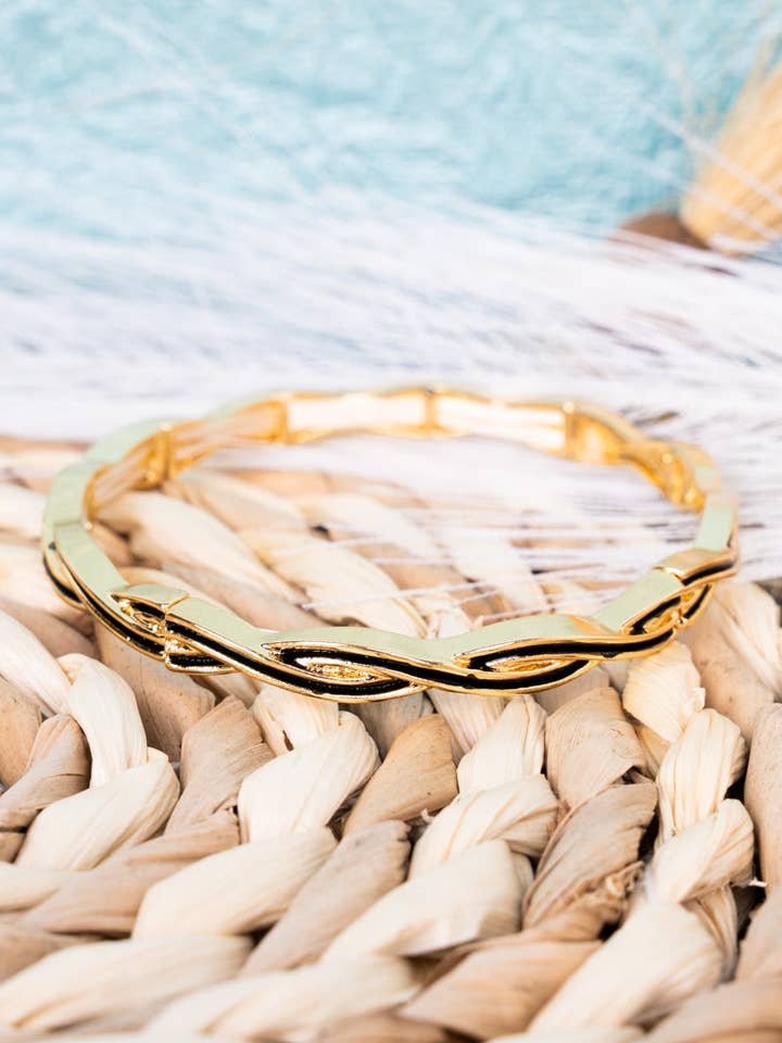 TIPI Harmony Goldtone Stretch Bracelet for wholesale by Wholesale Accessory Market