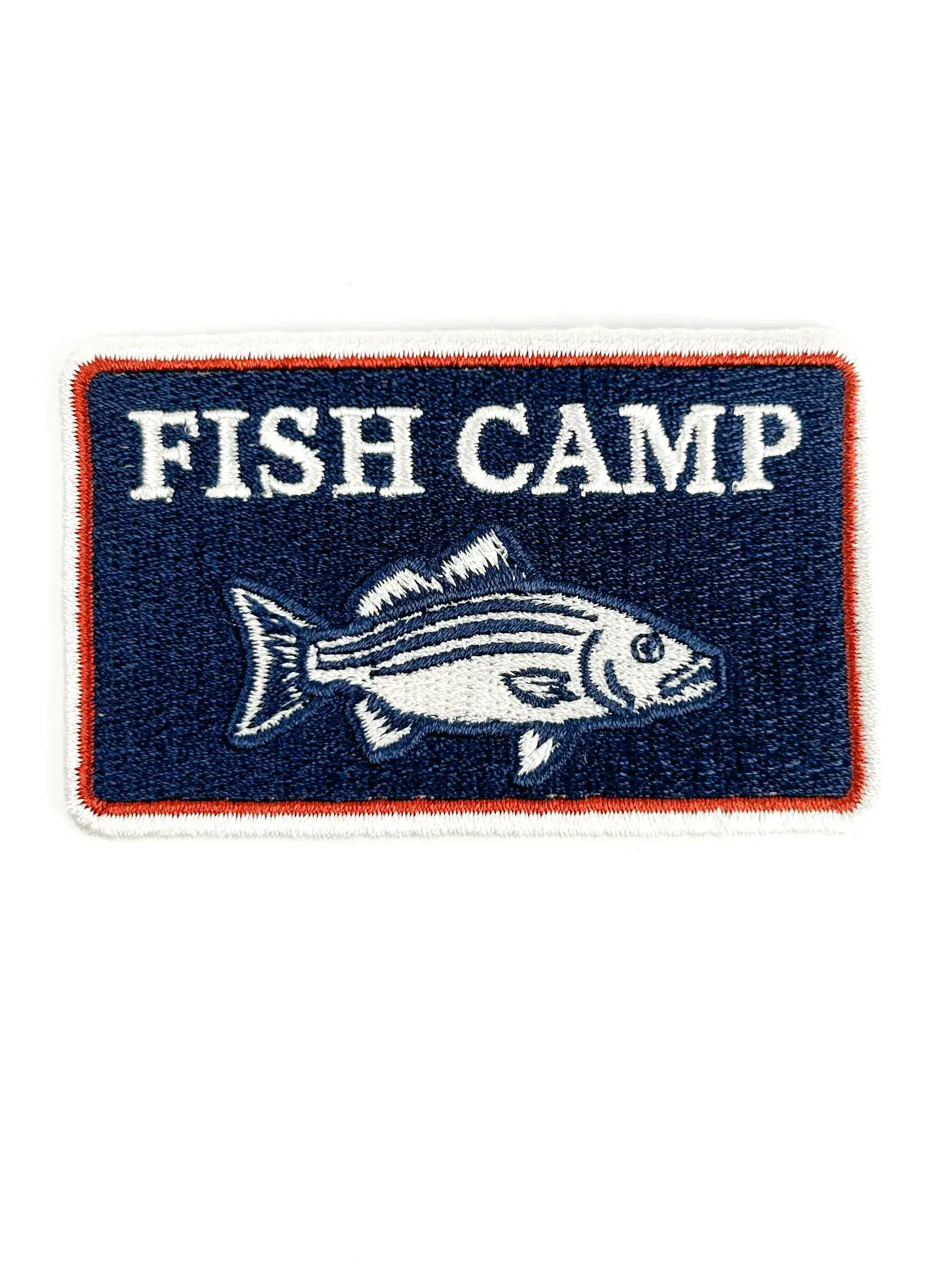Field Trip Threads - Wholesale Patch - Fish Camp Patch – Embroidered Iron On Coastal Outdoors Lake1