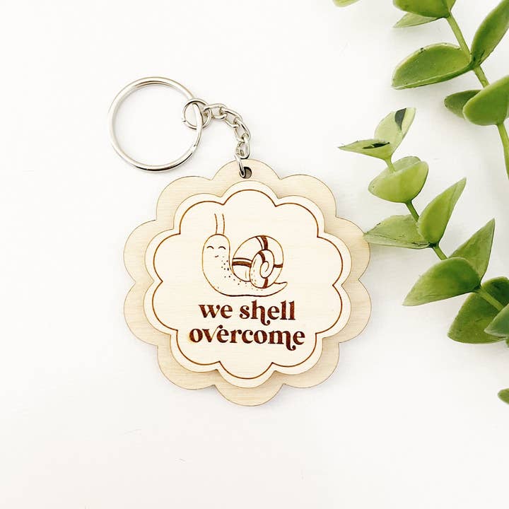 Remember November, Inc - Wholesale Keychain - Women's - Snail Keychain Funny Keychain Snail Pun