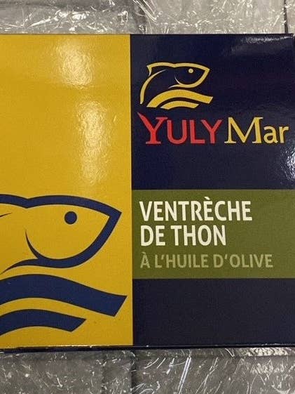 KP Ventresca di Tonno Chiaro HO * 22 Lattine 150g YULY MAR per la vendita all'ingrosso da parte di YULY FOOD SAS