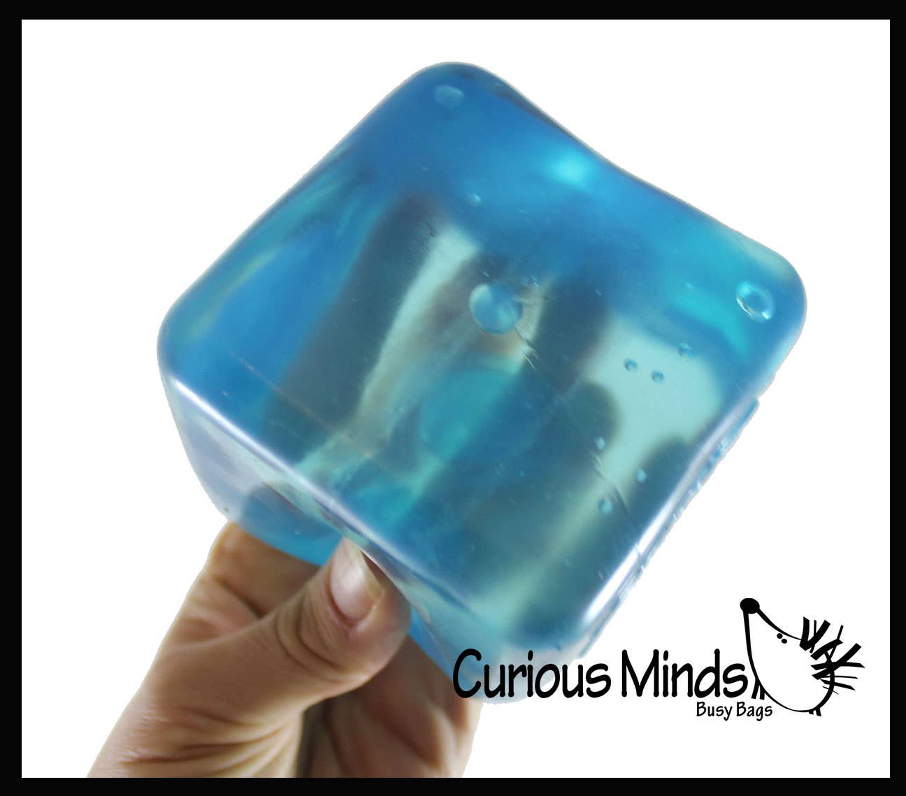 Curious Minds Toys - Wholesale Fidget Toy - Kids - 1 Nee Doh Jumbo Nice Cube Berg Ice Sugar Ball - Thick Glue/G3