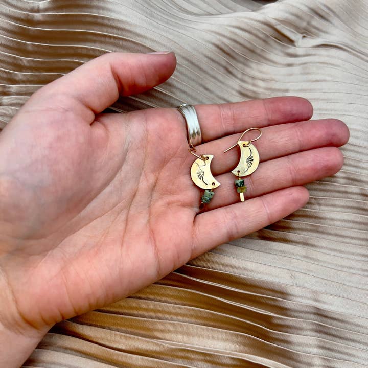 Fluff Hardware - Wholesale Dangle Earrings - Handmade Luna Earrings