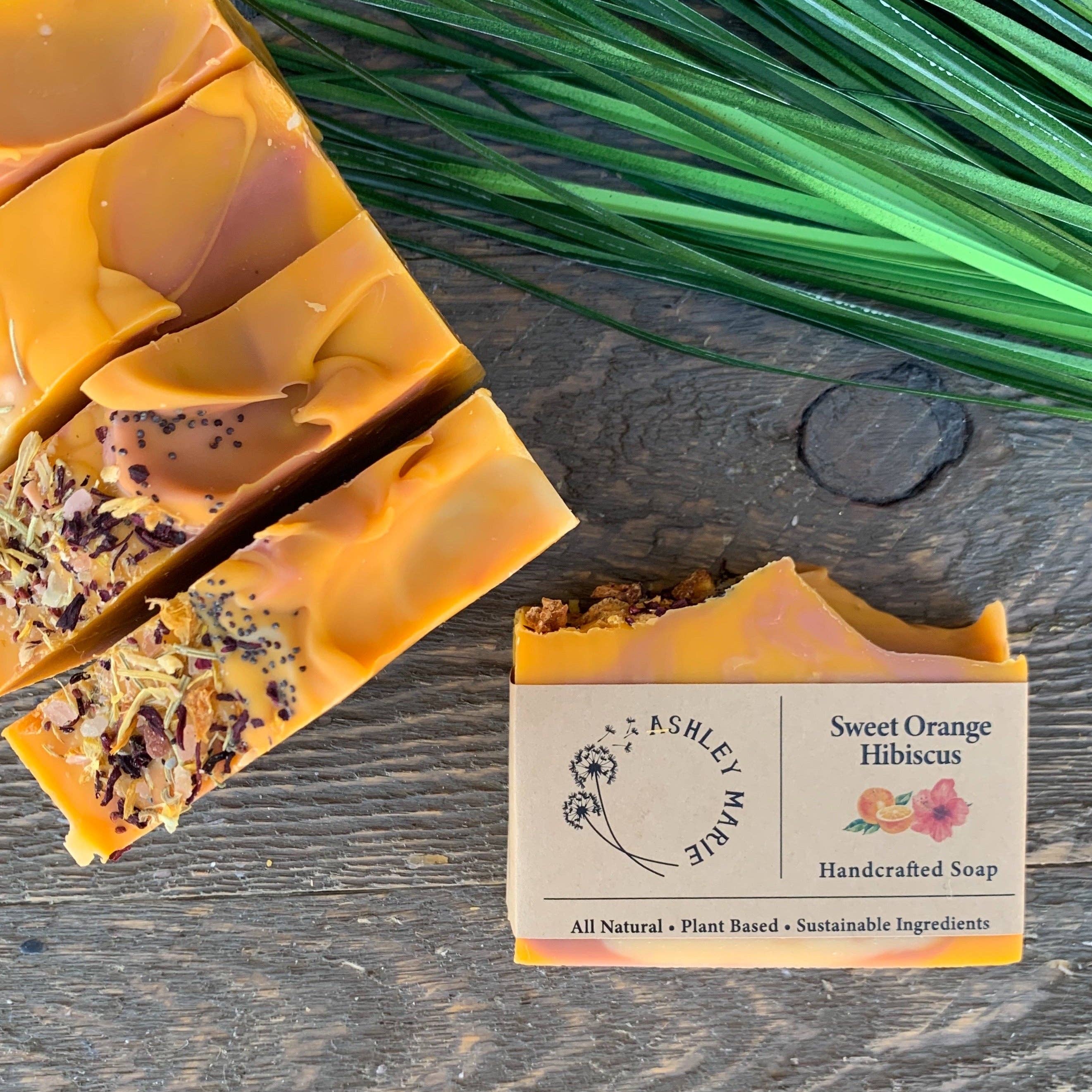Ashley Marie Soap - Wholesale Bar Soap - Sweet Orange Hibiscus Bar Soap9