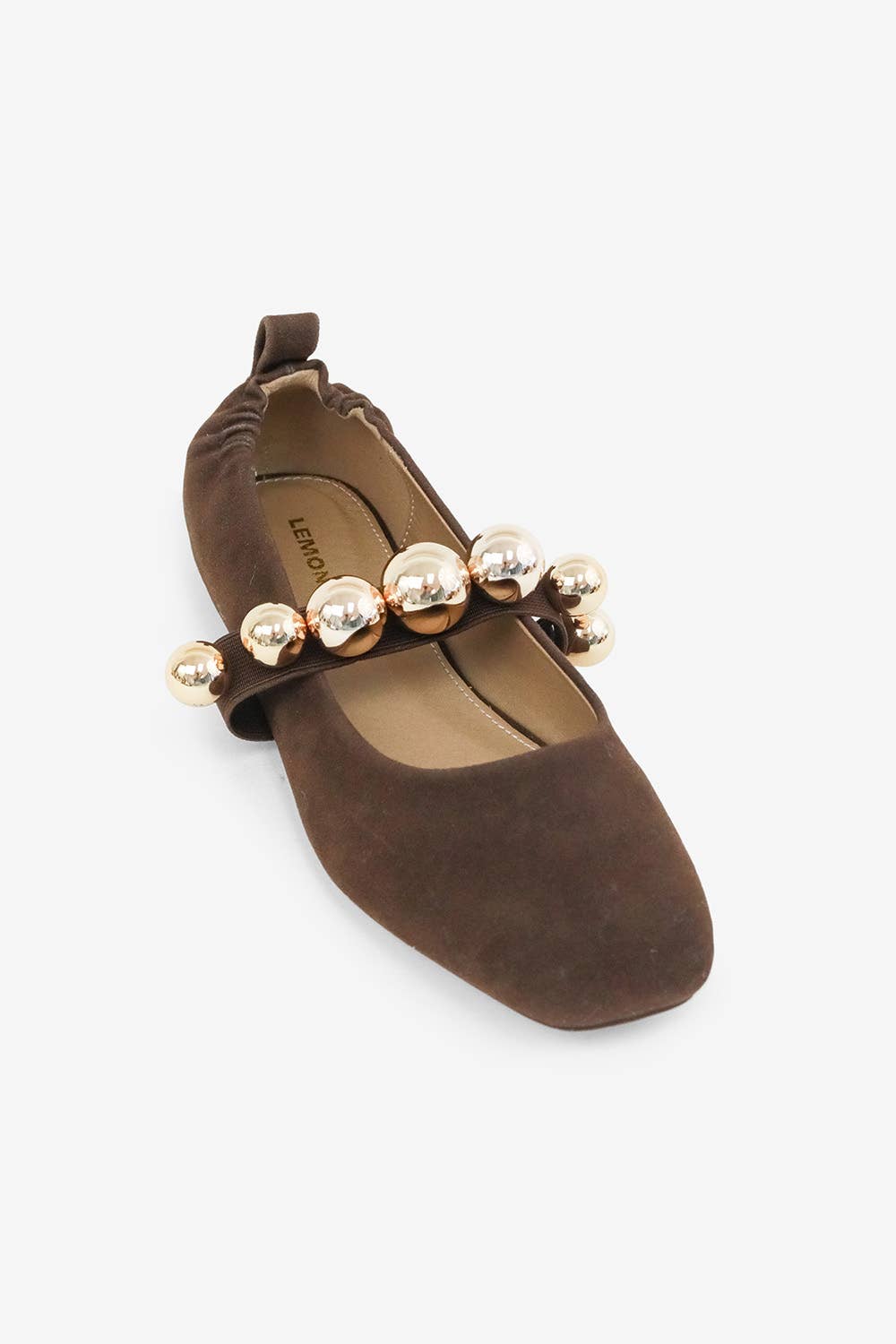 Lemonade Shoes - Wholesale Flats - Women's - COLLEEN - FALL '25 Chic Ballet Flat with Gold Details3