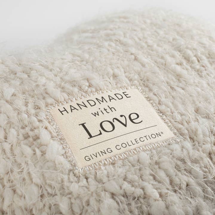 DEMDACO - Wholesale Spa/Therapy Pillow - Cream Giving Heart1