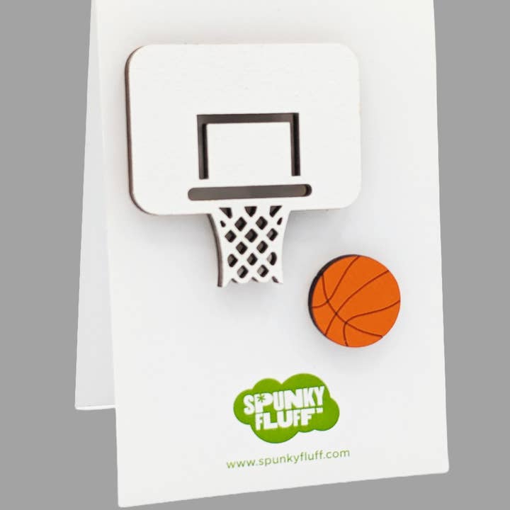 Mini Basketball Magnets for wholesale by Spunky Fluff