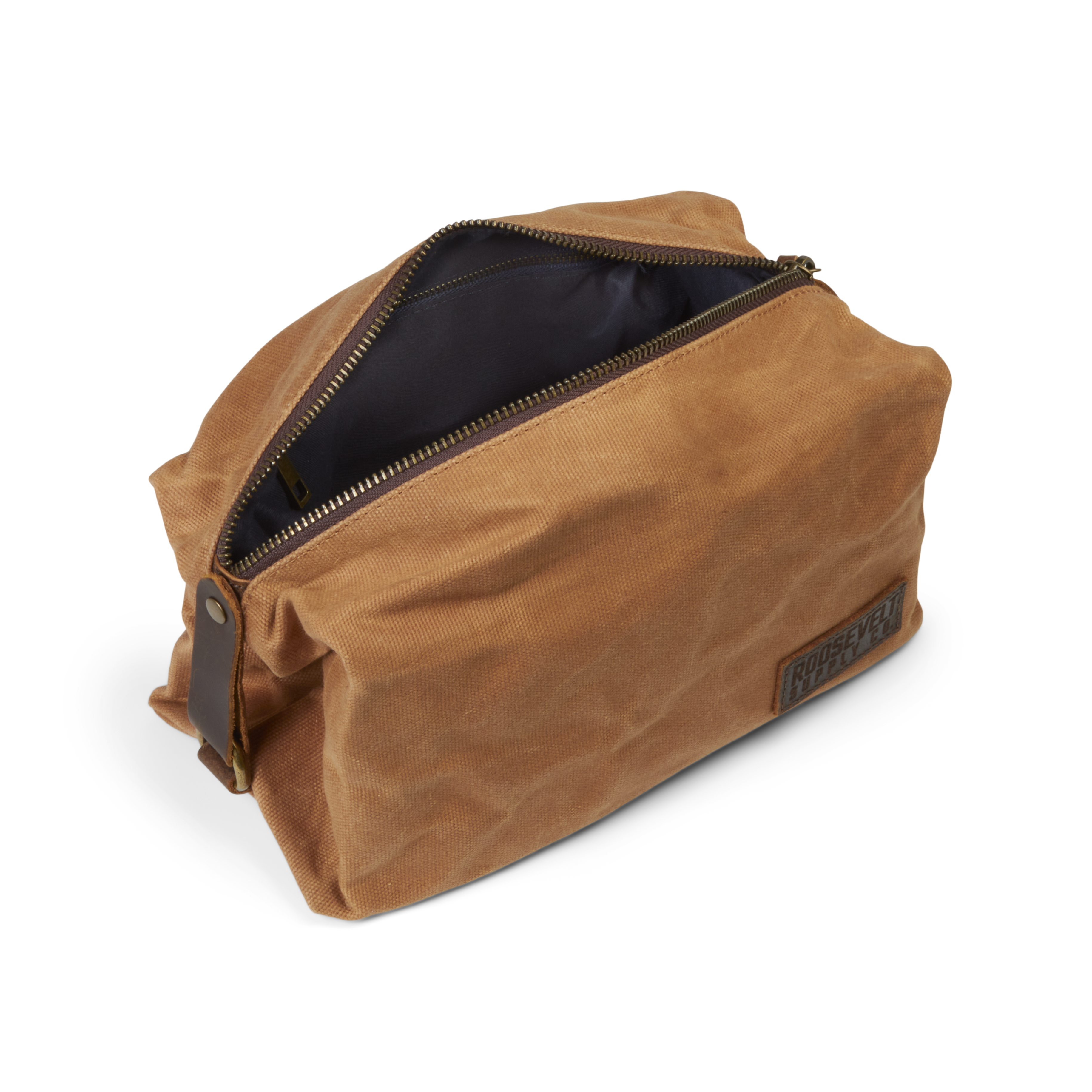 Roosevelt Supply Co. – Bolsa de higiene pessoal - Homem por atacado – Saco de higiene em lona encerada5