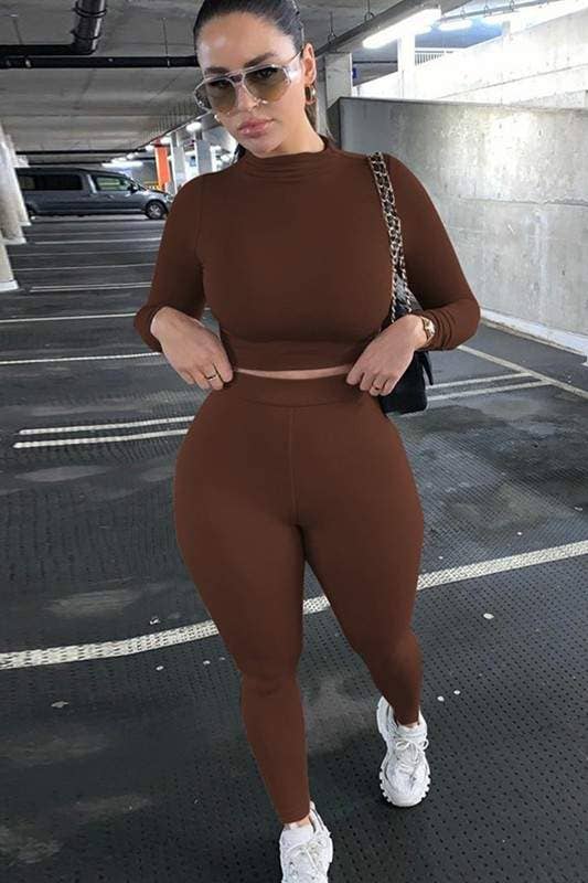 Flarix - Wholesale Top & Skirt Set - Women's - workout shirt and tights set7