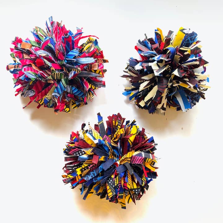 Festive Pom-Poms for wholesale by Zambezi Joy Society