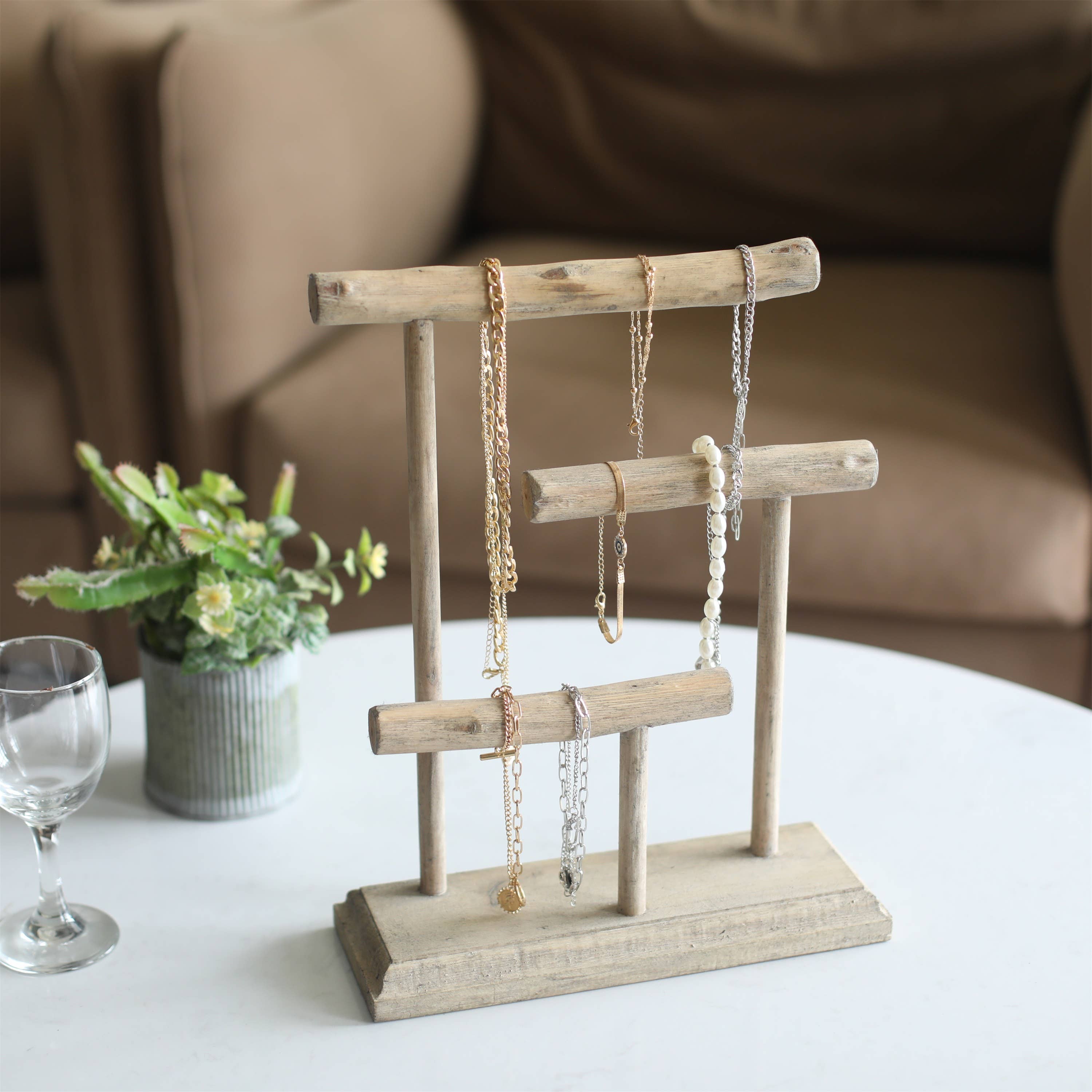 Cheungs Home Decor - Wholesale Jewelry Stand & Display - Atwan Driftwood Styled Jewelry Hanger17