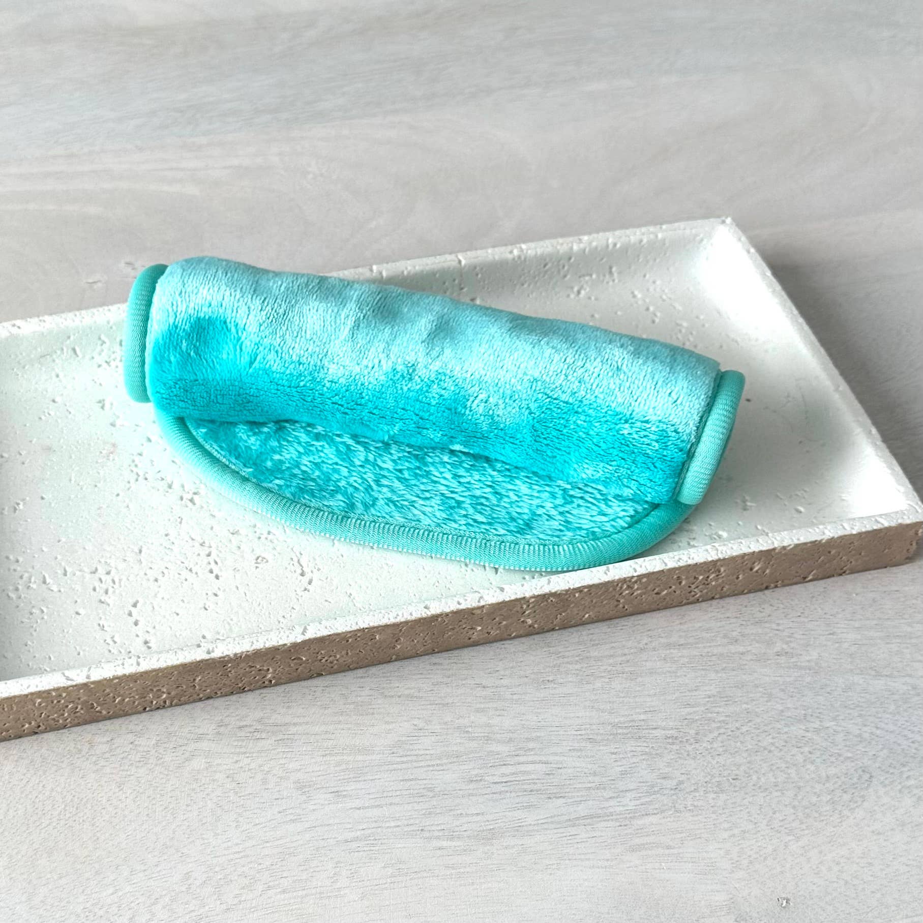 GreenWave - Wholesale Makeup Remover - Softest Makeup Removing Microfiber Eraser Towel Aqua Blue3