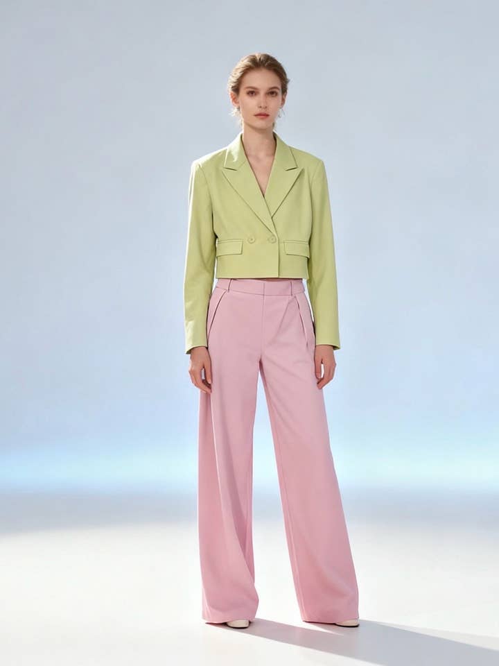 Kurzer Blazer aus Baumwolle für den Großhandel von Orice