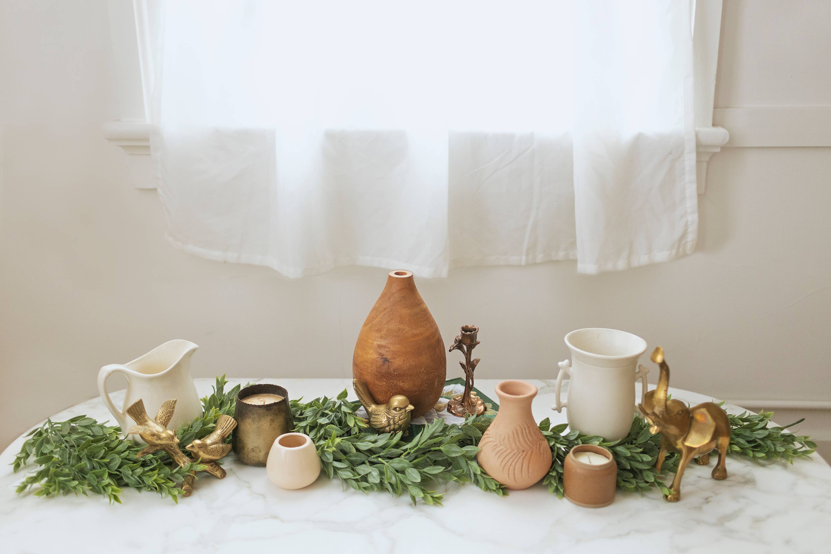 Oh You're Lovely - Wholesale Bunting/Garland - Large Ruscus Leaves Artificial Greenery Garland | 65"6