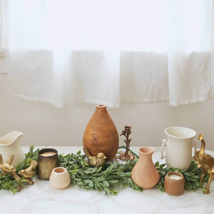 Oh You're Lovely - Wholesale Bunting/Garland - Large Ruscus Leaves Artificial Greenery Garland | 65"6