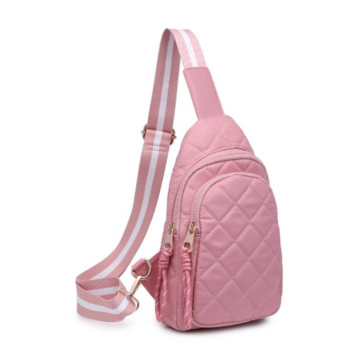 Urban Expressions - Wholesale Crossbody Bag - Women's - Ace - Quilted Nylon Sling Backpack11