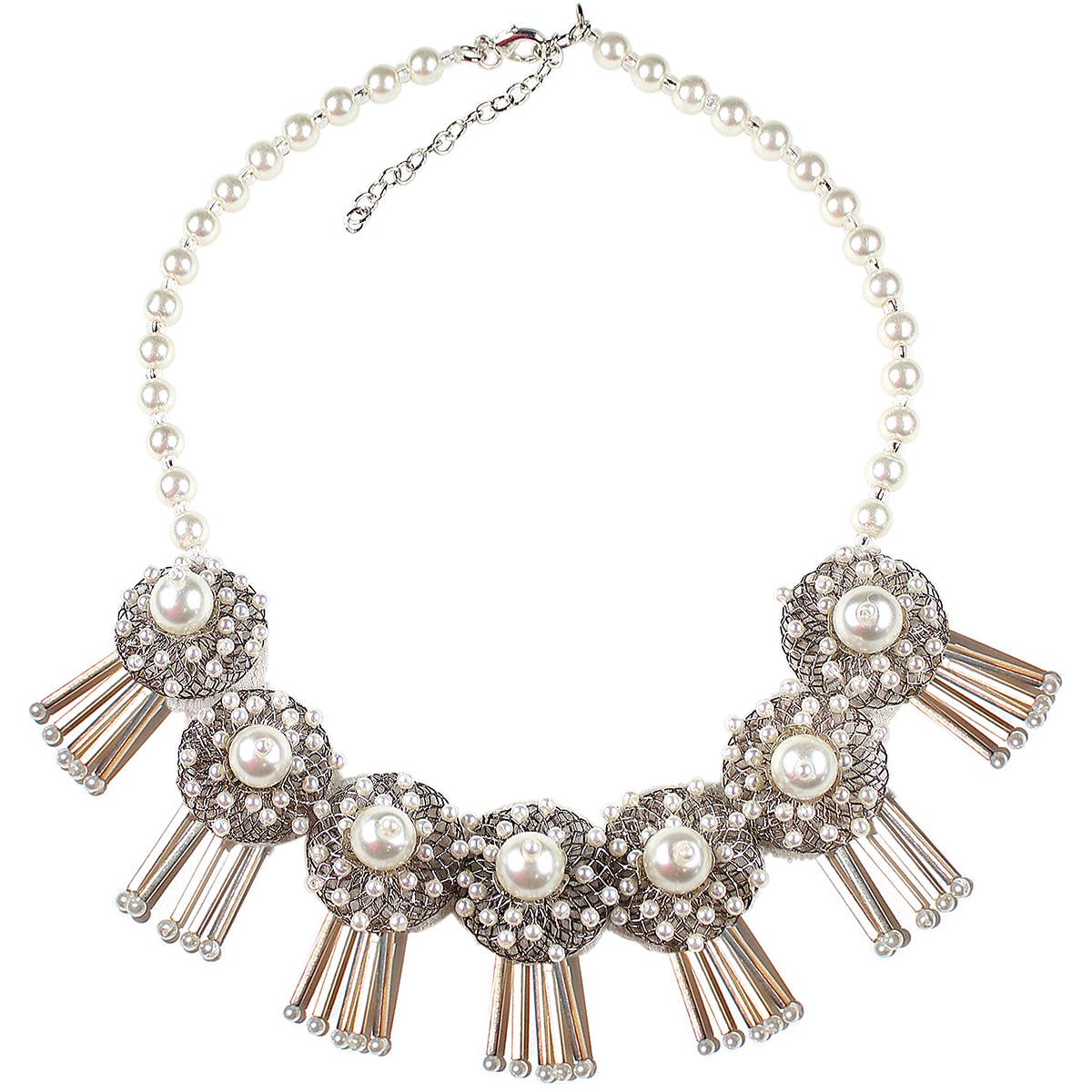 Vintage Addiction - Wholesale Bib Necklace - Cocktail Necklace1