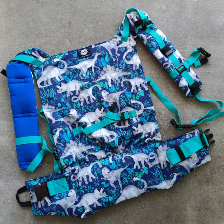 Dino Jungle Mer Duo2 Fivela Completa por atacado de Naked Panda Designs