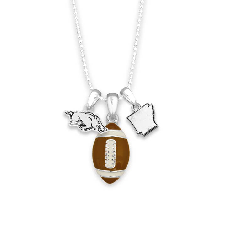 Arkansas Razorbacks Football Focus Necklace for wholesale by From The Heart