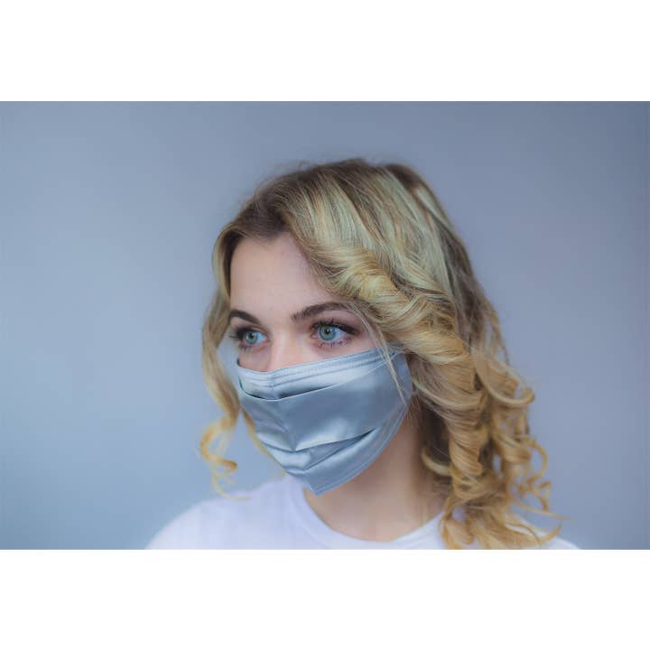 FanakoStudioNYC – wholesale Icke-medicinsk engångsmask – Ny, ren silke ansiktsmask, 100% 19 mm siden, tunn och andningsbar, mjuk och bekväm
