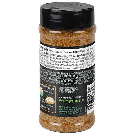 Frontier Co-op - Wholesale Dried Spice Mix - Nacho Spice Nutritional Yeast|Non-Dairy Cheese Substitute3