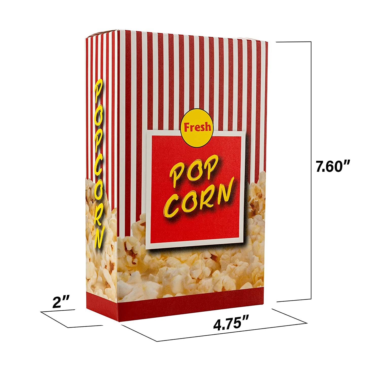 MT Products - Wholesale Party Favor Bag/Box - MT Products Popcorn Boxes / Paperboard Popcorn Buckets 0