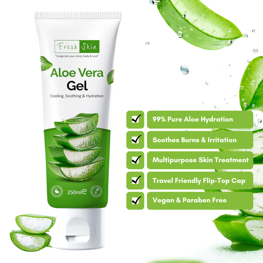 Freshskin Beauty LTD – wholesale After-sun/sun damage repair cream – Aloe Vera Gel - 250ml Tube1