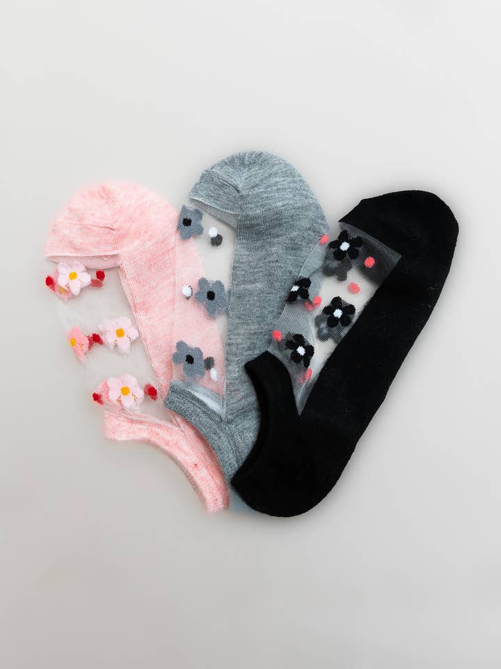 Floral Mesh Socks🌸Cute, Lightweight & Perfect for Spring and other Purchase Wholesale mesh socks. Free Returns & Net 60 Terms on Faire trending on Faire.