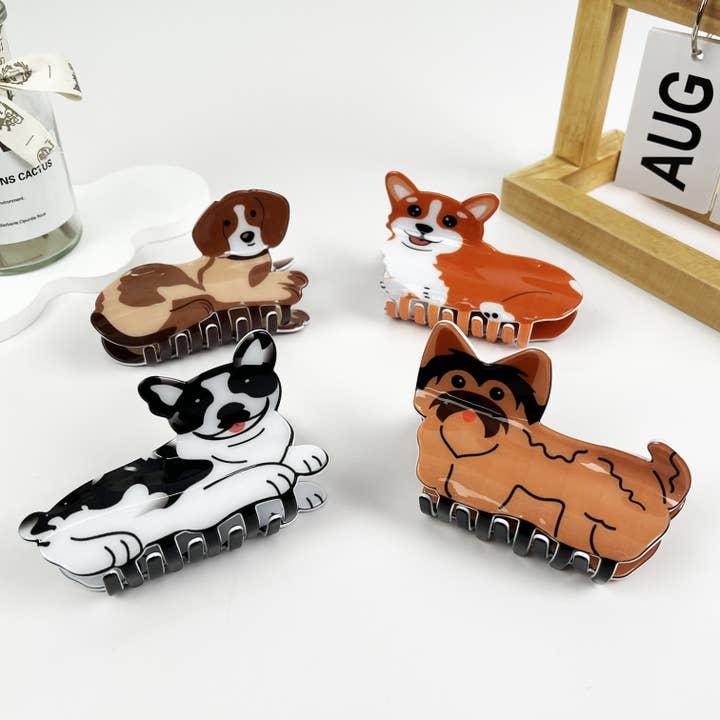 mildstyles - Wholesale Hair Clip - Women's - Dog Animal Hair Claw Clip