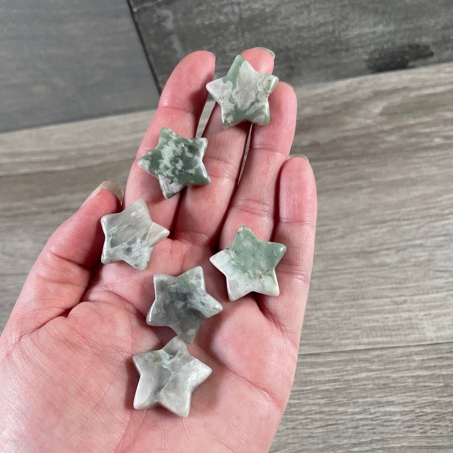 Keystone Crystals - Vendita all'ingrosso Pietra/cristallo spirituale - Forme di stelle in pietra preziosa da 1 pollice – Cristalli sfusi per regali14