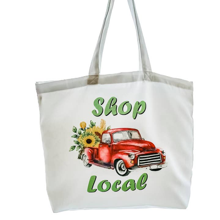 Sac fourre-tout réutilisable, fourre-tout polyvalent - Shop Local pour la vente par Dusty & Delilah Designs