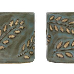 Mara Stoneware Sage Leaves Mug and other Purchase Wholesale sage espresso. Free Returns & Net 60 Terms on Faire trending on Faire.