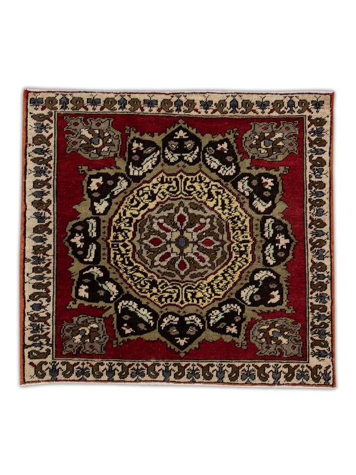 Turkish Vintage Anatolian Rug 2'9" x 3' #1761 for wholesale by Turkish Rug