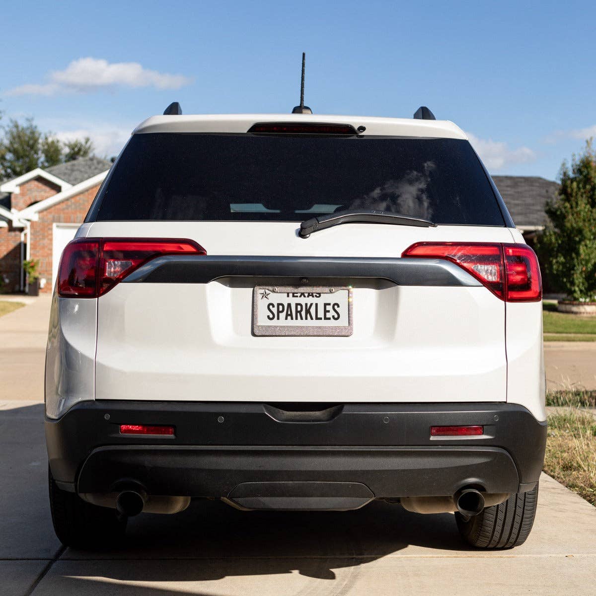 Sparkles Home - Wholesale Car Decorative Charm - Unisex - Strass Double License Plate Frame Set4