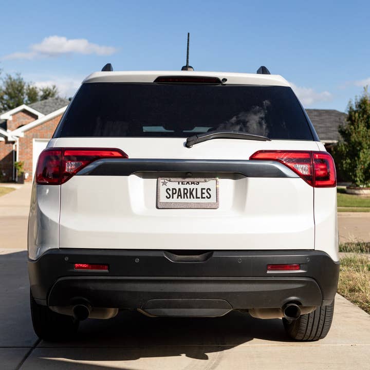 Sparkles Home - Wholesale Car Decorative Charm - Unisex - Strass Double License Plate Frame Set4