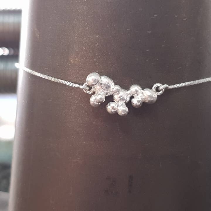 ALEGRIA B. - Wholesale Charm/Dangle Bracelet - STERLING SILVER BRACELET WITH ADJUSTABLE CHAIN1