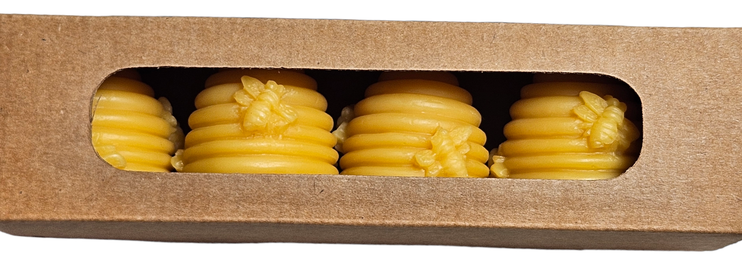 Cernunnos Farms - Wholesale Novelty Candle - Bee Hive Votive Candle 4 pack0