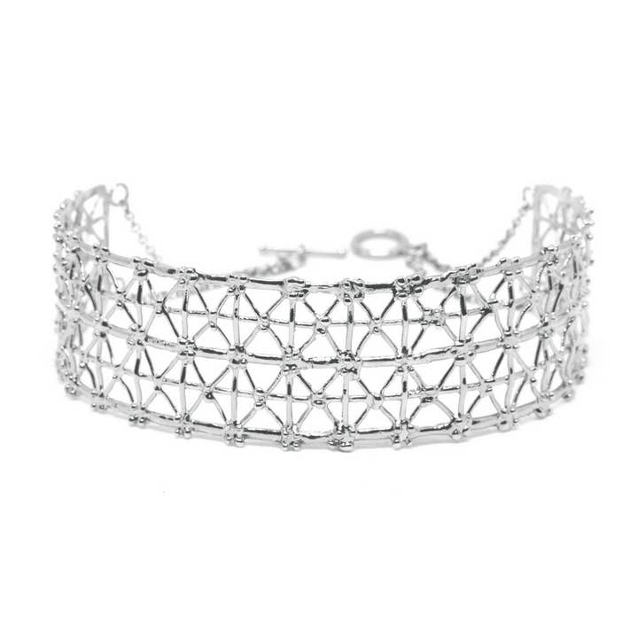 Gasometer Choker 925 Silver Sterling per la vendita all'ingrosso da parte di Co.ro Jewels